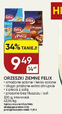 Chata Polska Orzeszki ziemne Felix smażone solone oferta
