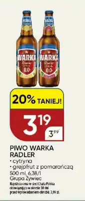 Chata Polska Piwo bezalkoholowe Warka Radler grejpfrut z pomarańczą oferta