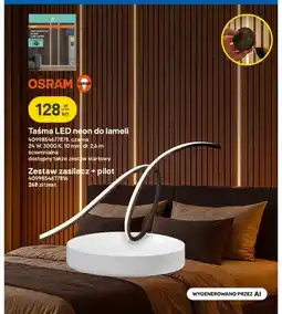 Castorama Taśma LED neon do lameli czarna Osram oferta