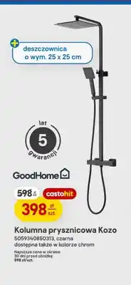 Castorama Kolumna prysznicowa Kozo GoodHome oferta