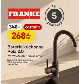 Castorama Bateria kuchenna Pola 2,0 Franke oferta