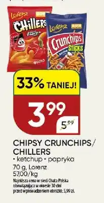 Chata Polska Chipsy Crunchips ketchup oferta