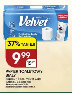 Chata Polska Papier toaletowy biały Velvet 8-pak oferta
