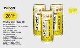 Castorama Wełna Uni-Mata 38 gr. 10 cm Isover oferta