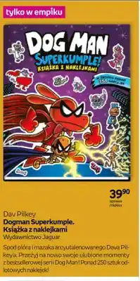 Empik Książka Dogman Superkumple. Książka z naklejkami oferta