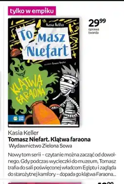 Empik Książka Tomasz Niefart. Klątwa faraona Kasia Keller Zielona Sowa oferta
