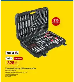 Castorama Zestaw kluczy 216 elementów Yato oferta