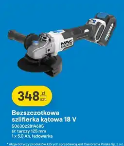 Castorama Bezszczotkowa szlifierka kątowa Mac Allister oferta