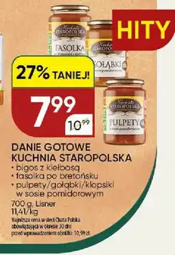 Chata Polska Danie gotowe bigos z kiełbasą Kuchnia Staropolska oferta