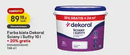 Castorama Farba biała Dekoral Ściany i Sufity oferta