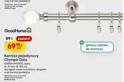 Castorama Karnisz pojedynczy Olympe Gala GoodHome oferta