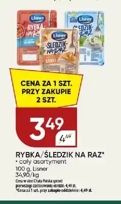 Chata Polska Rybka lub śledzik Na Raz Lisner oferta
