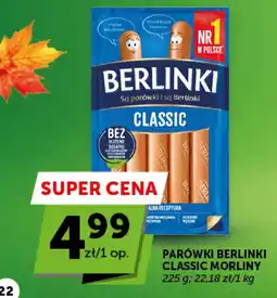 Groszek Parówki Berlinki Classic oferta