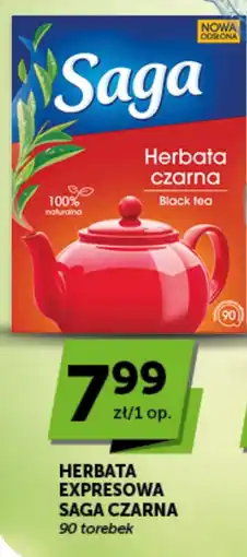 Groszek Herbata Expressowa Saga Czarna oferta