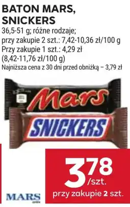 Stokrotka Baton Mars, Snickers oferta