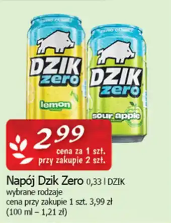 Napój Dzik Zero
