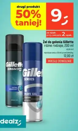 Dealz Żel do golenia Gillette oferta