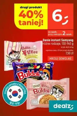 Dealz Danie instant Samyang oferta