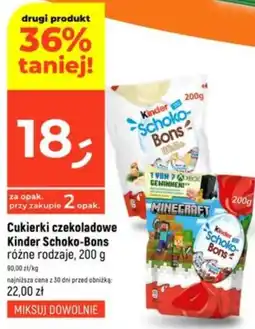 Dealz Cukierki czekoladowe Kinder Schoko-Bons oferta
