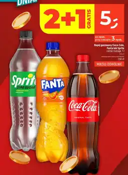 Dealz Napój gazowany Coca-Cola, Fanta lub Sprite oferta