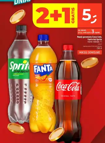 Napój gazowany Coca-Cola, Fanta lub Sprite