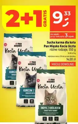Dealz Sucha karma dla kota Pan Mięsko Kocia Uczta oferta
