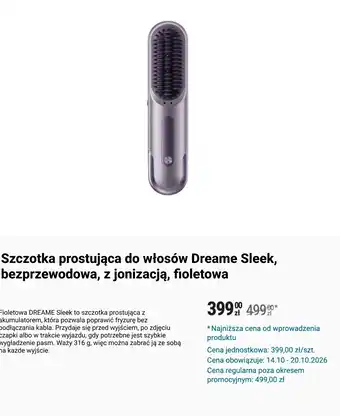 Szczotka prostująca do włosów Dreame Sleek