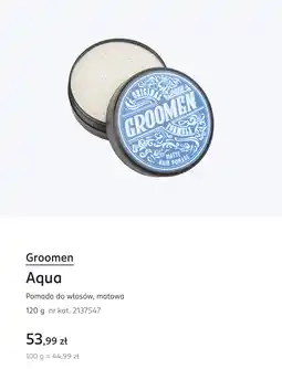 Rossmann Groomen Aqua Pomada do włosów matowa oferta