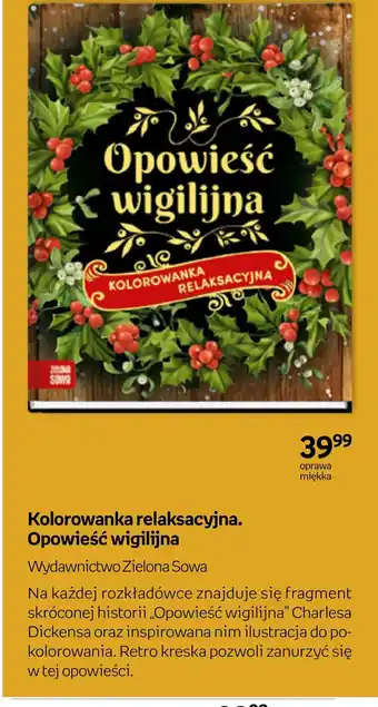Książka Zielona Sowa