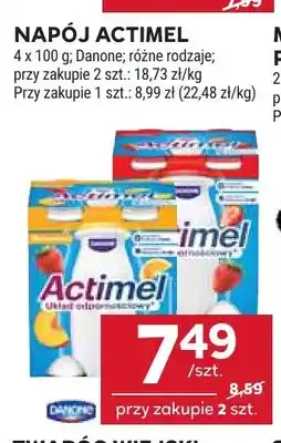Stokrotka Napój Actimel Danone 4-pak oferta