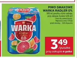 Stokrotka Piwo bezalkoholowe Warka Radler oferta