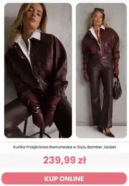 Renee Kurtka przejściowa ramoneska w stylu bomber jacket Renee oferta