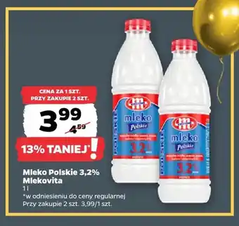Netto Mleko Polskie Mlekovita 3,2% oferta