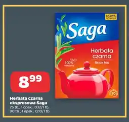 Netto Herbata czarna ekspresowa Saga oferta