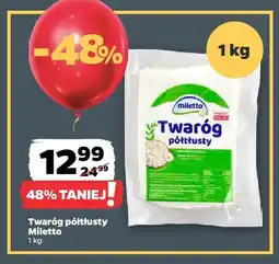 Netto Twaróg półtłusty Miletto oferta