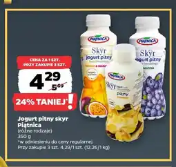 Netto Jogurt pitny skyr Piątnica mango i marakuja oferta