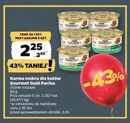 Netto Karma mokra dla kotów Gourmet Gold Purina oferta