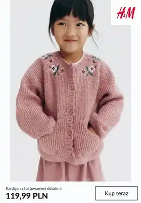 Kardigan z haftowanymi detalami H & M