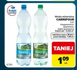 Globi Woda niegazowana Carrefour oferta