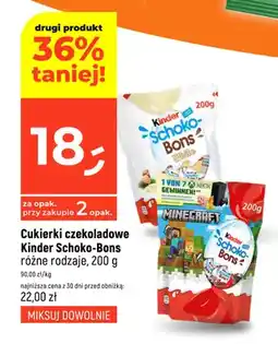 Dealz Cukierki czekoladowe Kinder Schoko-Bons White oferta