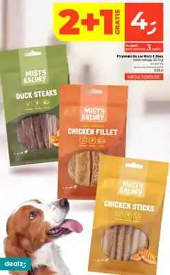 Dealz Przysmaki dla psa Misty & Bluey Duck Steaks oferta