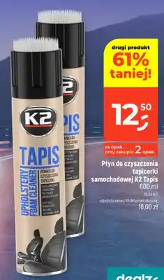 Dealz Płyn do czyszczenia tapicerki samochodowej K2 Tapis oferta