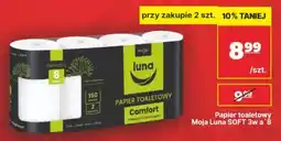API MARKET Papier toaletowy Moja Luna Soft 3w 8-pak oferta