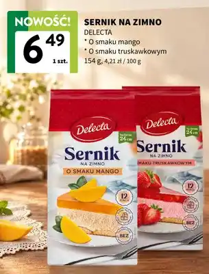 Sernik na zimno o smaku mango Delecta