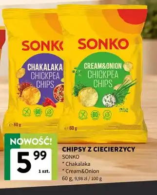 Chipsy z ciecierzycy Chakalaka Sonko