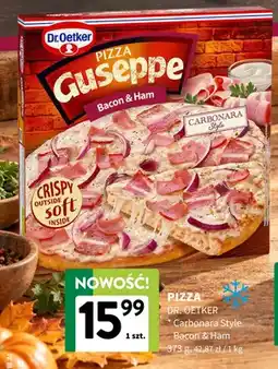 Intermarche Pizza Dr. Oetker Carbonara Style Bacon & Ham oferta