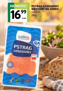 Intermarche Pstrąg łososiowy wędzony na zimno Suempol oferta
