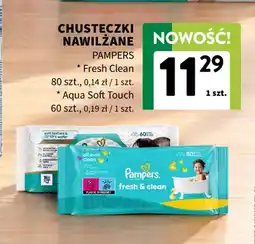 Intermarche Chusteczki nawilżane Pampers Fresh Clean oferta