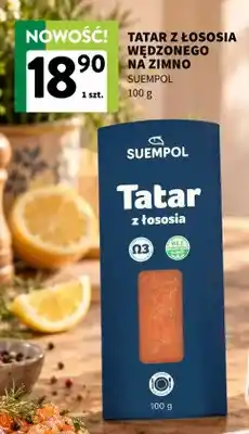 Intermarche Tatar z łososia wędzonego na zimno Suempol oferta