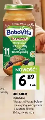 Intermarche Obiadek BoboVita kaszotto! kasza bulgur z cielęciną, warzywami i suszoną śliwką oferta